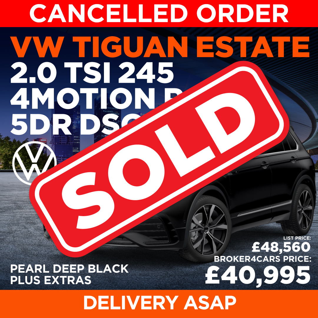 Cancelled Order. VW Tiguan Estate 2.0 TSI 245 4Motion R-Line 5DR DSG. Sold