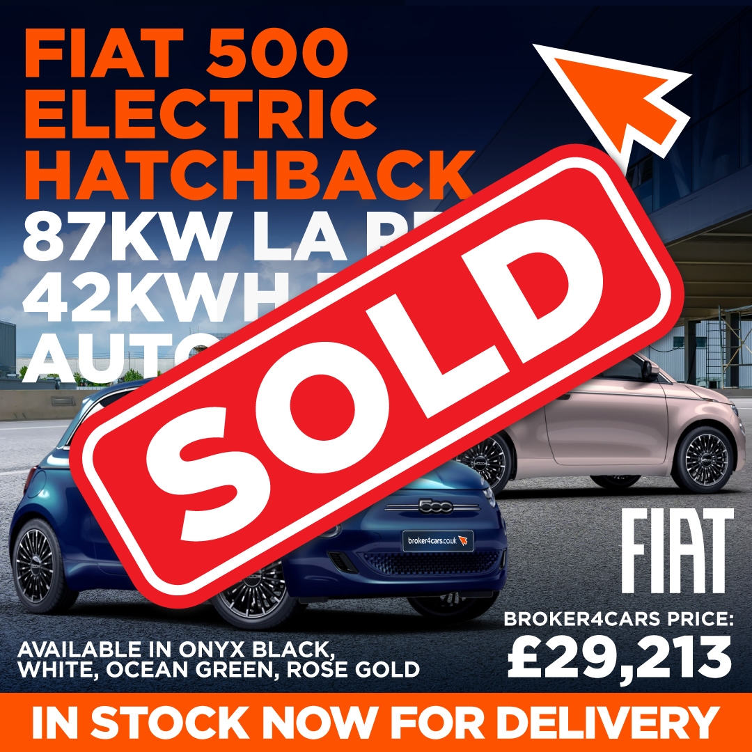 Fiat 500 Electric Hatchback 87kW La Prima 42kWH 3DR Auto. SOLD