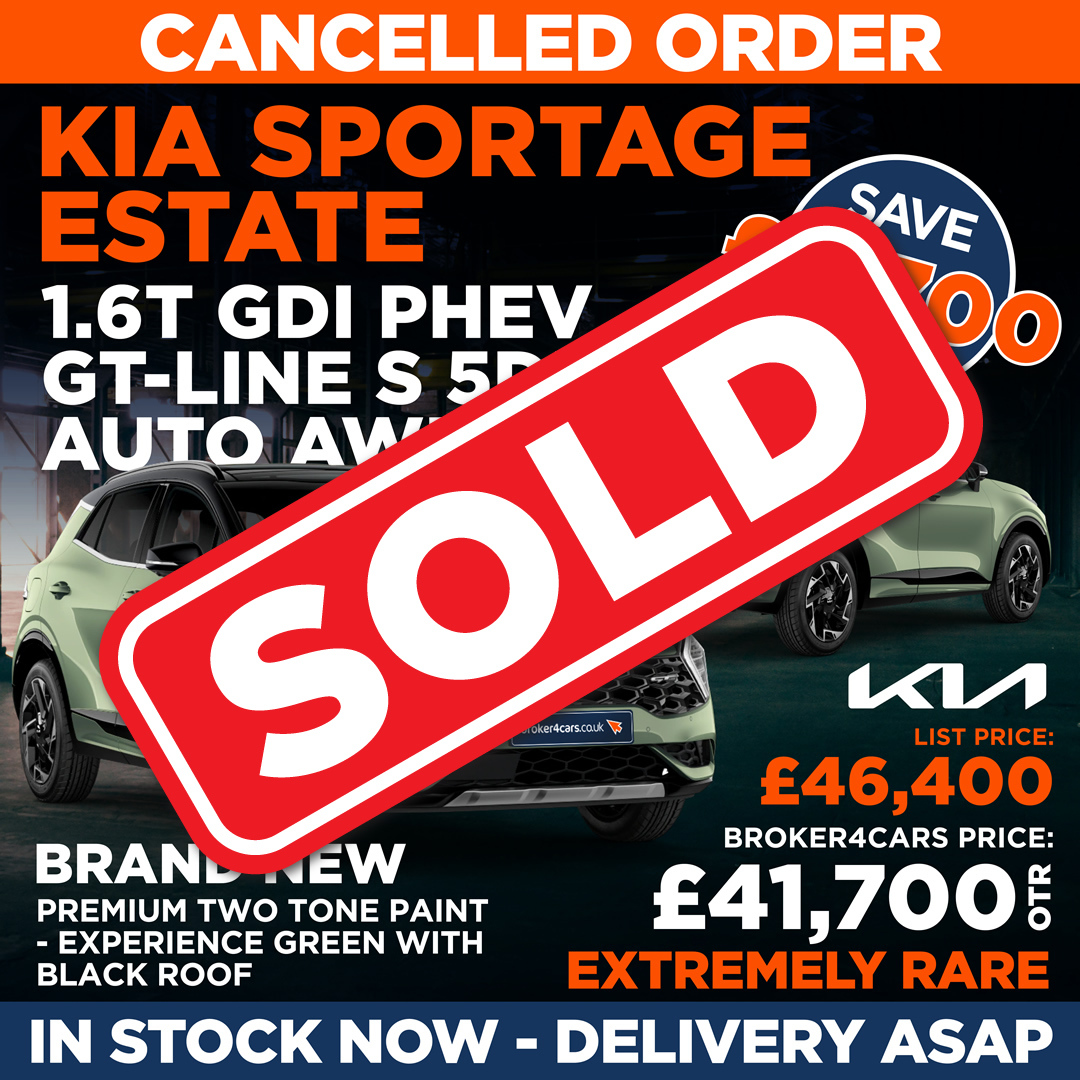Kia Sportage Estate 1.6T GDI PHEV GT-Line S 5DR Auto AWD. Sold