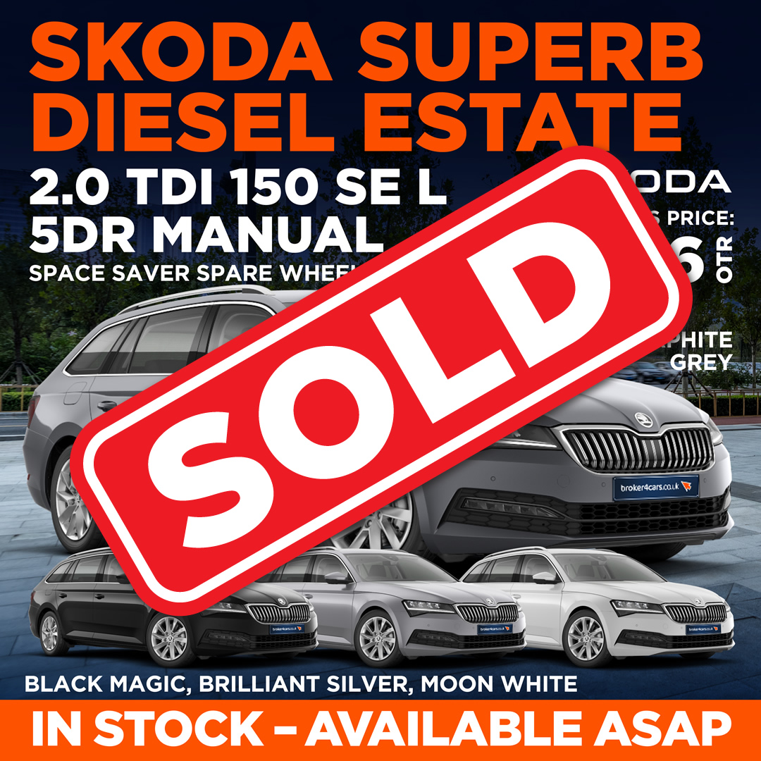 SKODA SUPERB DIESEL ESTATE 2.0 TDI 150 SE L 5dr Manual. SOLD