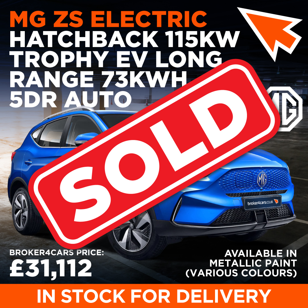 MG ZS Electric Hatchback 115kW Trophy EV Long Range 73kWH 5DR Auto SOLD.