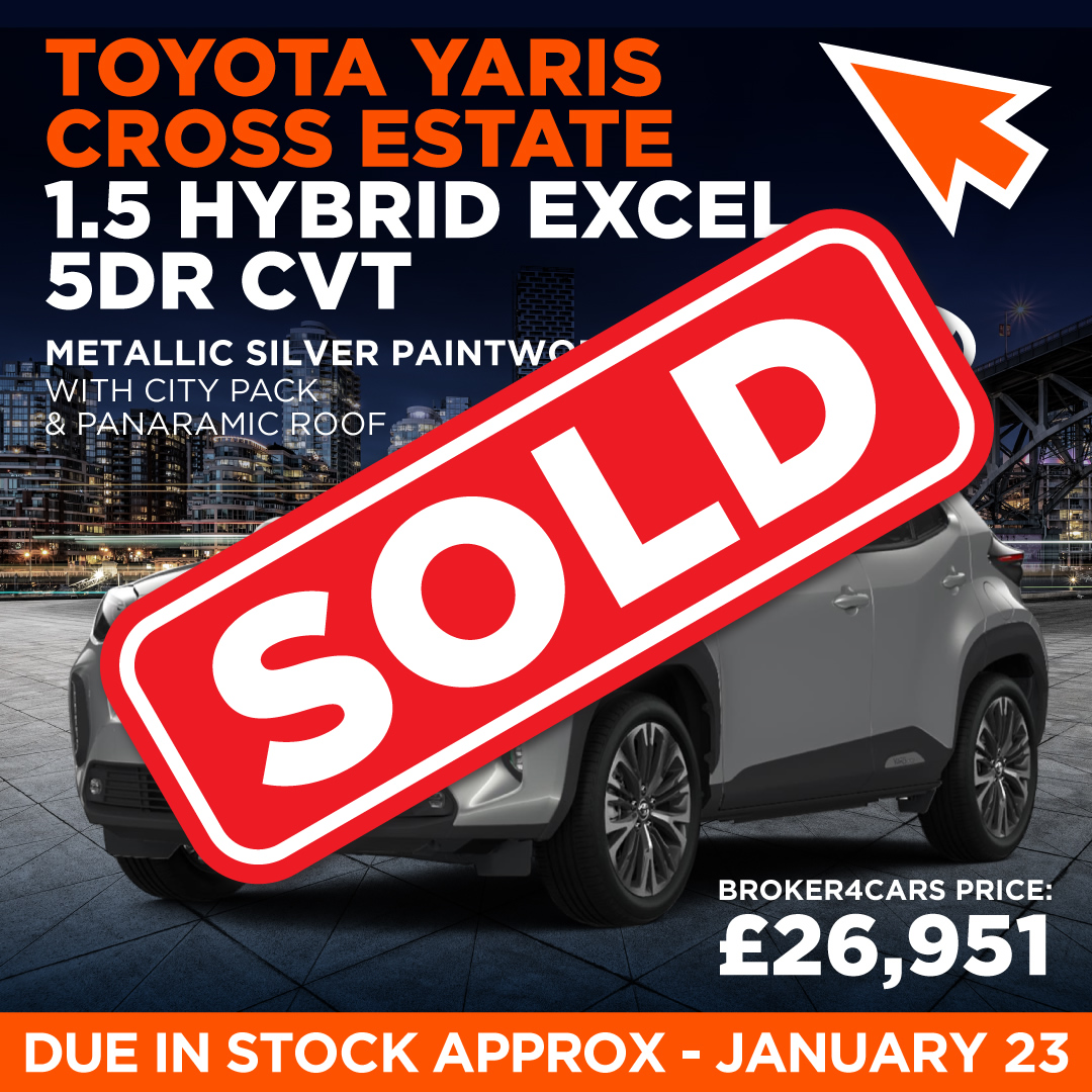 Toyota Yaris Cross Estate 1.5 Hybrid Excel 5DR CVT. Sold