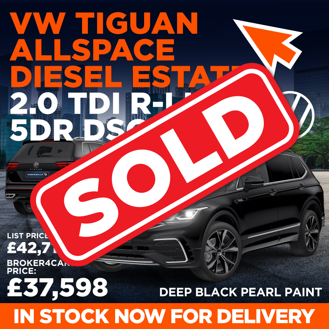 VW Tiguan Allspace Diesel Estate, 2.0 TDI R-LINE 5DR DSG Auto. SOLD