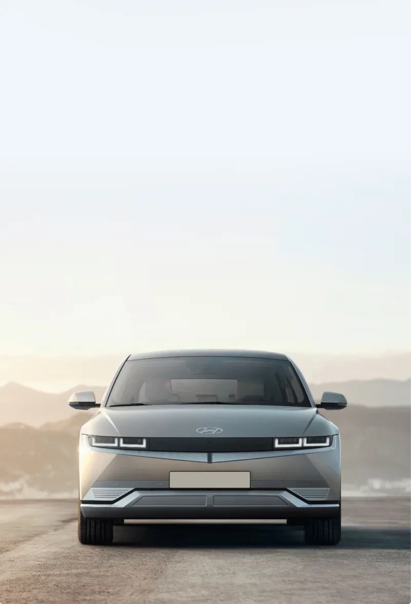 Electric Car on road